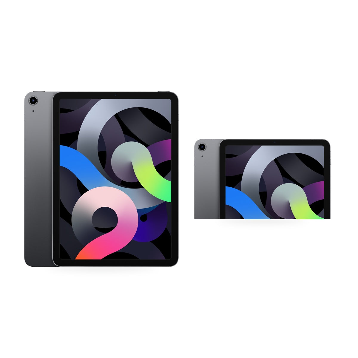 Apple iPad Air 4th Gen 256GB Space Grey (Grade A - Excellent) - Dual-Scale Studio Detail Showcase at PRC Repair St Marys